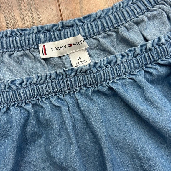 Tommy Hilfiger Classic Women’s Size Medium Denim Dress With Logo - Picture 3 of 7